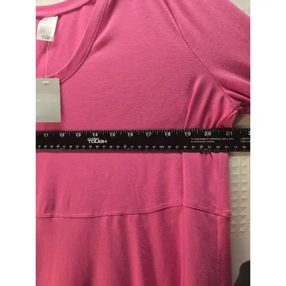 West Loop Tshirt Womens Size XL Pink Short Sleeve Scoop Neck 6169 - Picture 3 of 6